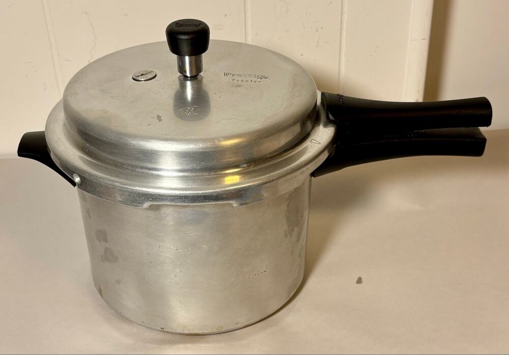 Vintage TTK Prestige Popular 5 Litre Aluminium Pressure Cooker 5.0L Made India